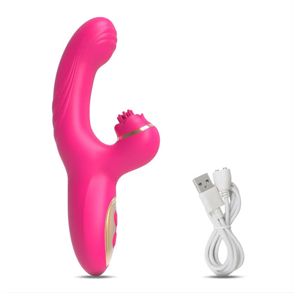 Fingertip-Style Dual-Action Massager — Experience Blended Pleasure with Pulsating External Stimulation & Targeted Internal Massage!