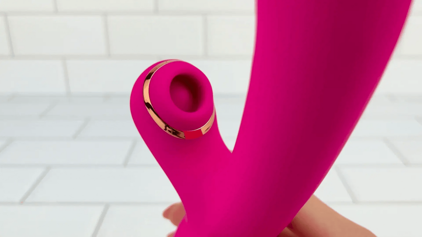 Rotating Pinpoint Internal & Air Pulse Dual-Action Vibe — Targeted, Tight Circles for Elevated Pleasure!