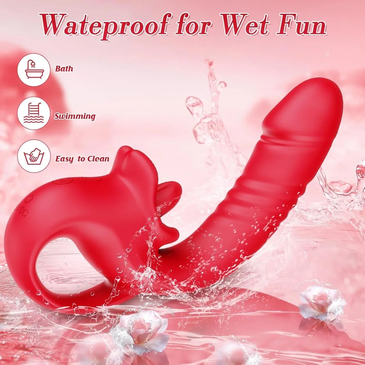 2-in-1 Rechargeable Personal Massager with Custom Modes
