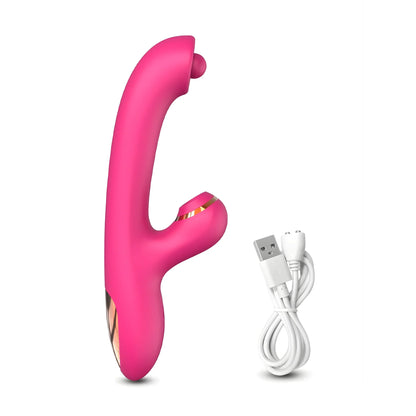 Rotating Pinpoint Internal & Air Pulse Dual-Action Vibe — Targeted, Tight Circles for Elevated Pleasure!