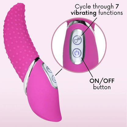 Curved-Tip Massager for External Stimulation