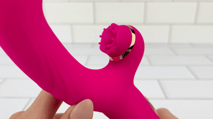 Fingertip-Style Dual-Action Massager — Experience Blended Pleasure with Pulsating External Stimulation & Targeted Internal Massage!